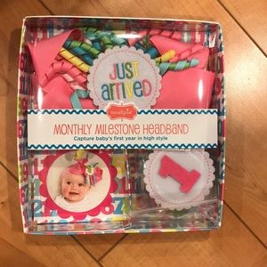 Mud Pie Accessories - Girls monthly milestone headband prop BNIB Mud Pie Accessories - Girls monthly milestone headband prop BNIB